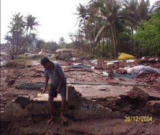 Tranquebar fiskerby efter tsunamien 2004
